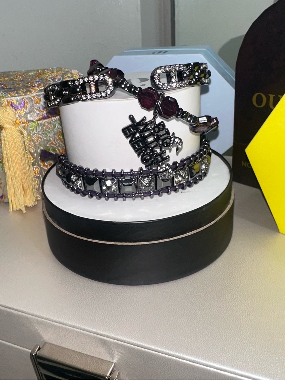Shadows & Champagne Hematite Plating - Halloween stacks BP